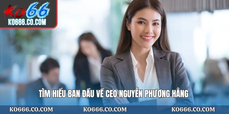 Tìm hiểu ban đầu về CEO Nguyễn Phương Hằng